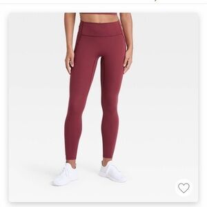 All in motion red new xl high rise leggings